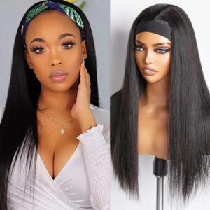 Perruque bandeau cheveux lisse