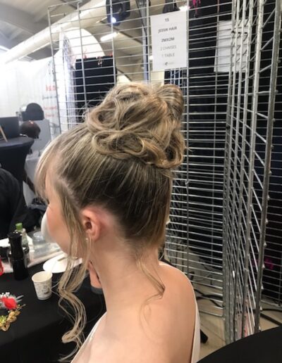 chignon haut